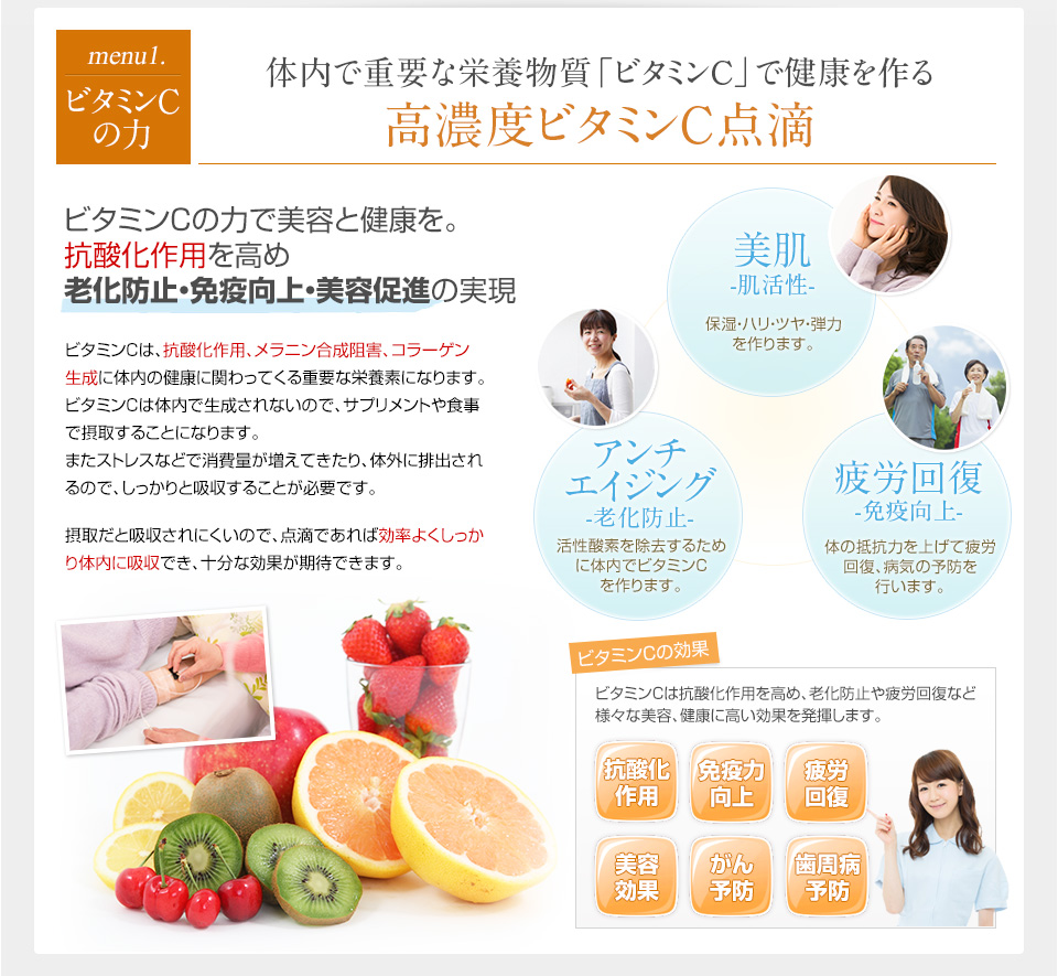高濃度ビタミンC点滴